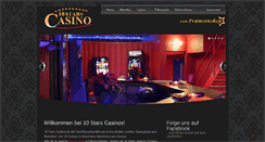 Desktop Screenshot of 10-stars-casino.de